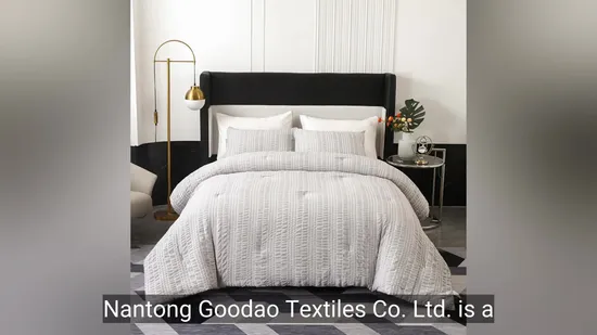 Ensemble de literie de luxe en coton imprimé personnalisé, taille Queen, pour hôtel