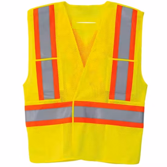 Gilet de sécurité réfléchissant, vente en gros directe d'usine, haute visibilité, Construction de trafic, Multi