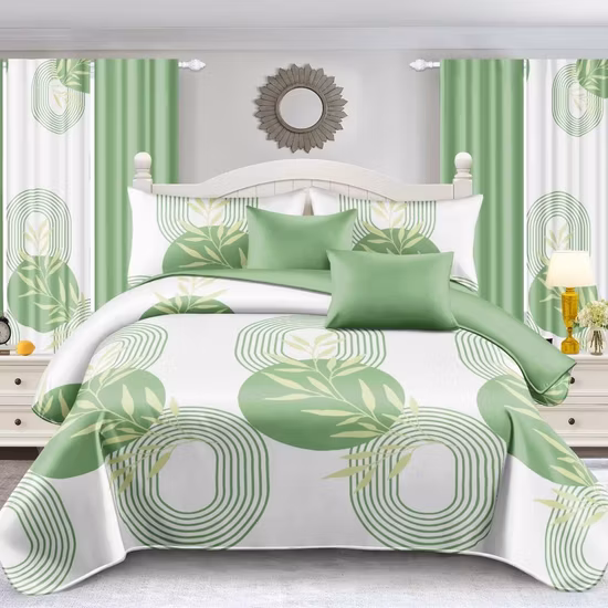 Couvre-lit ultrasonique en microfibre brossée, nouveau Design, fournisseur d'usine, avec couette de remplissage en polyester