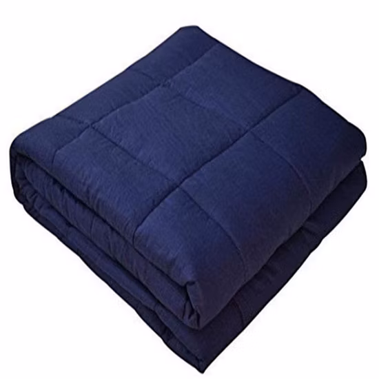 Stock de couvertures lestées en coton Queen Size 20lbs pour le lit